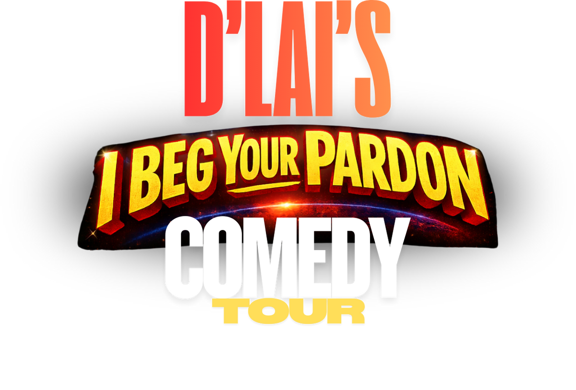 D'Lai — I Beg Your Pardon tour artwork